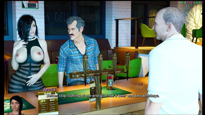 Porny Games: Anna - ekscytujące uczucie przez gry deepsleep - nowy strój do pracy,...
