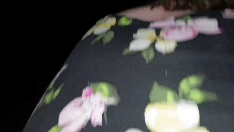Real homemade BBW BBC porn: Ssanie BBC na zewnątrz walenie w mój tyłek