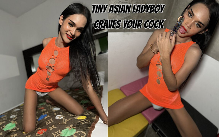 Ladyboy time VR: 娇小的亚洲人妖渴望你的鸡巴