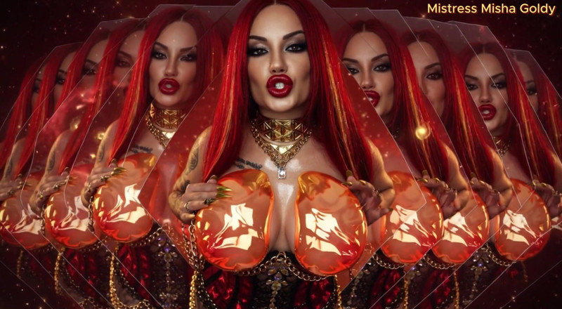 Goddess Misha Goldy: Senti il mio guinzaglio che ti tira