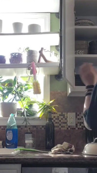 Pancut dan bersihkan dapur dengan saya