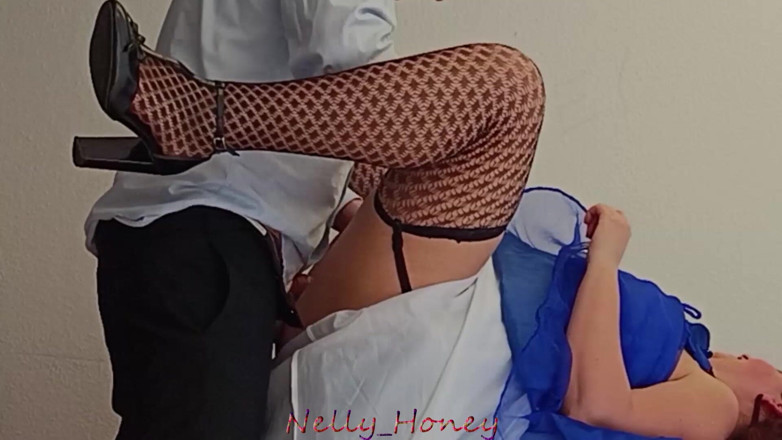 Nelly_Honey: Eine schöne Fotogalerie, aufgenommen im neuen blauen kleid