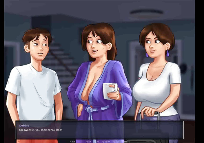 Dirty GamesXxX: Saga estivale : sa nouvelle coloc est une MILF sexy à gros...