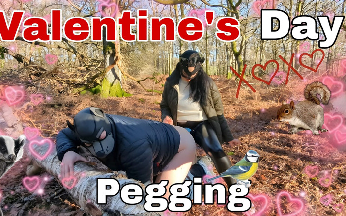 Training Zero: Saint-Valentin, pegging dans les bois, femdom à l'extérieur