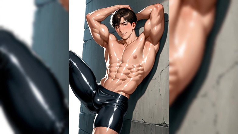 Erotic Man: Des mecs porno en ia posent