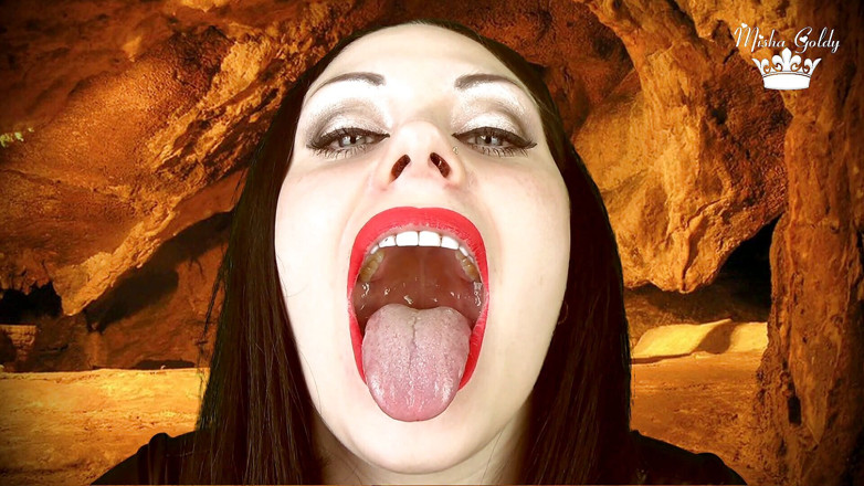 Goddess Misha Goldy: Ce loup-garou affamé veut te consommer vivant (POV, bouche, langue et...