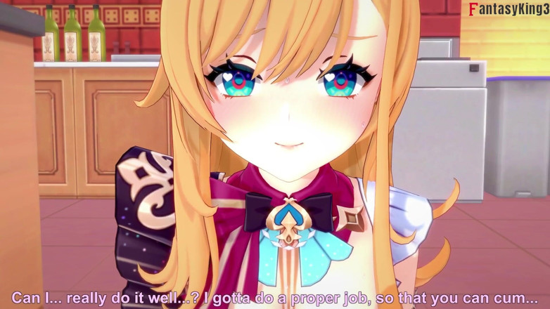 Fantasy king: Escoffier, pipe en POV et sexe dans la cuisine - Genshin...