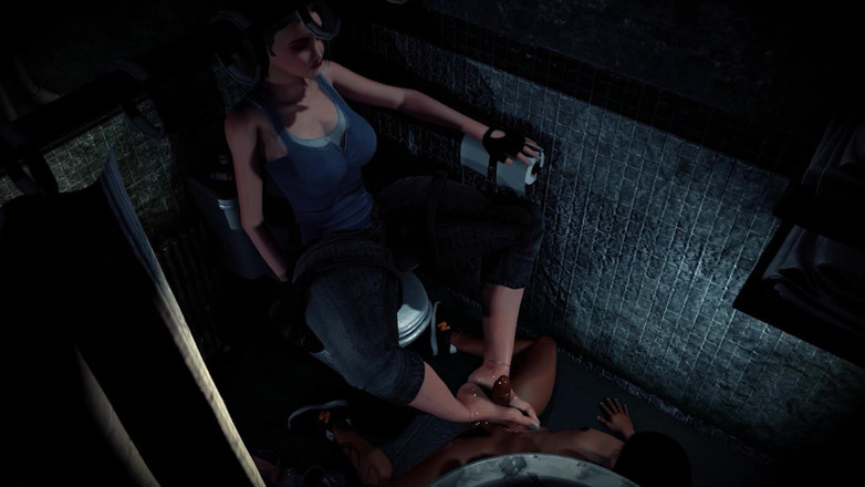 3DHentaiBeauties: Sesiunea de picioare din camera de salvare a lui Jill