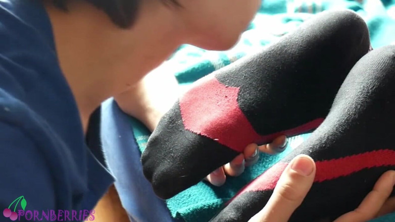 Ethan Alex: Twink teen foot worship