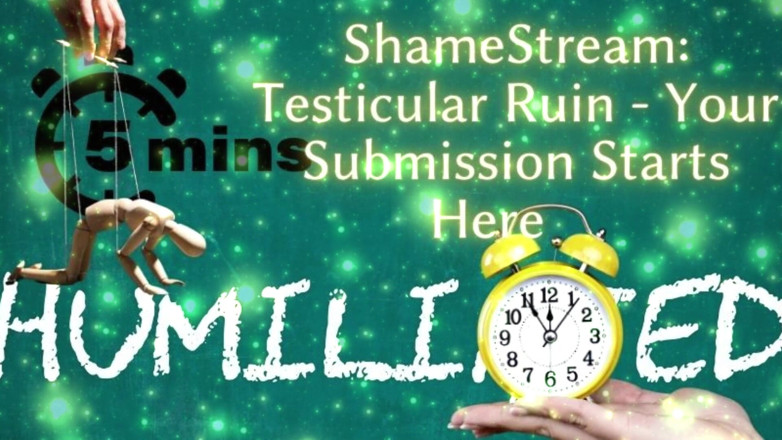 Goddess Misha Goldy: Shamestream: Zničení varlat - vaše podřízení začíná zde