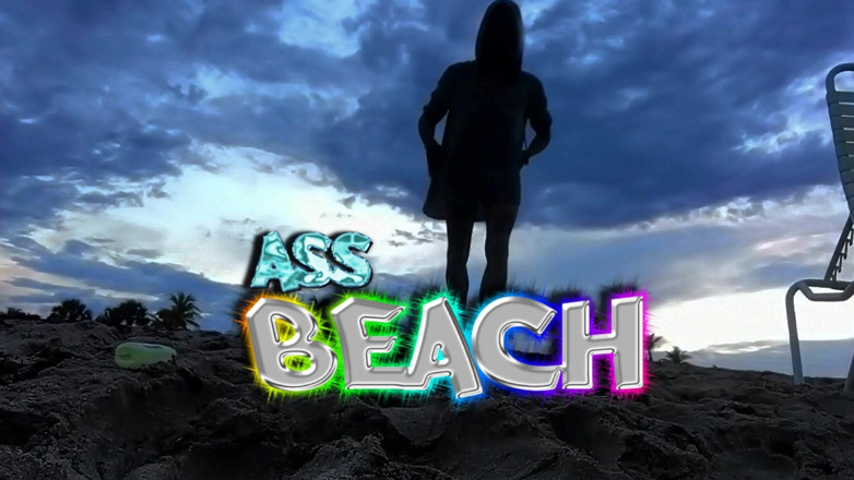 Ass Monkey: 在海滩上张开我的菊花 - dj Buttpussy