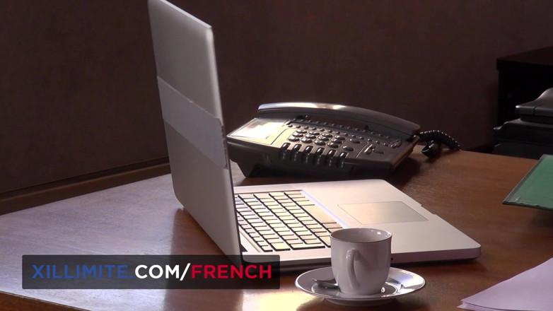 French girls at work: Super sexy Anna Polina em bom sexo na mesa
