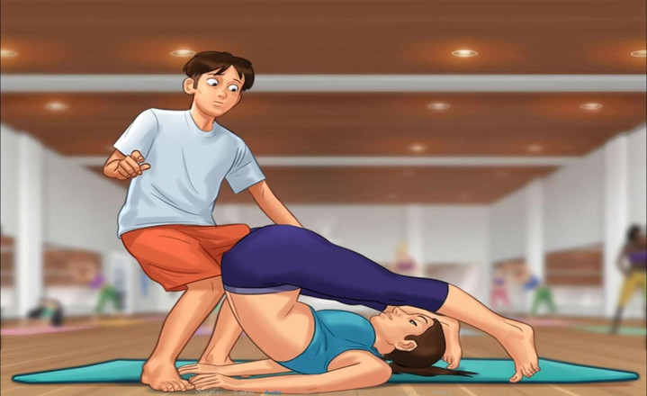 Cartoon Universal: Cerita musim panas bagian 1 - yoga seksi (sub espanol)