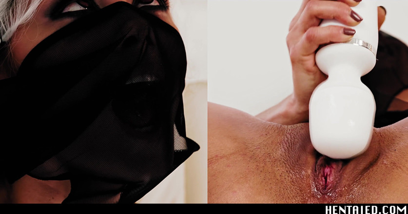 Hentaied: Real life hentai - 東洋の潮吹き女王はファックマシンによって二重浸透を得ました