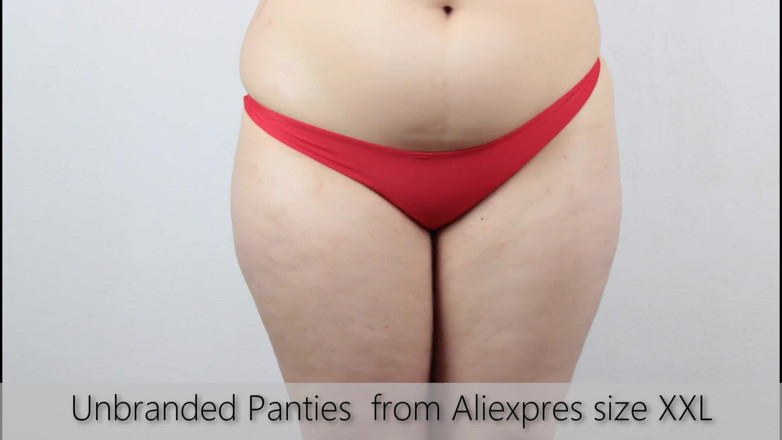 Lingerie Review: Wypróbuj majtki plus-size poniżej 2 $, część 3