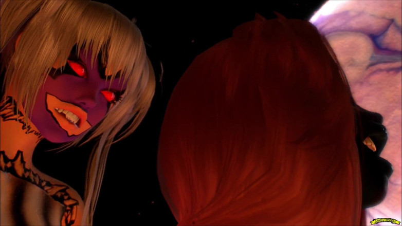 Gameslooper Sex Futanation: Dubbel Futa on Girl - Animering