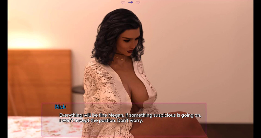 Visual Novels: Zwijg en dans - deel 3 - prachtige milf met grote borsten