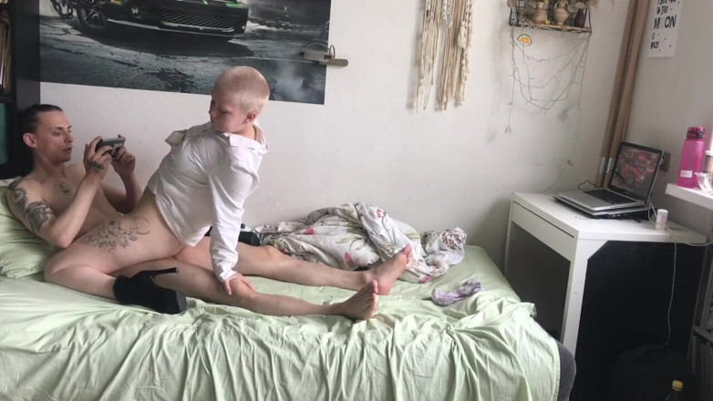 Vilu_and_Mi: Nadržený Vilu Vidish ruší Mi. Chce znovu šukat a vyvrcholení mrdky!