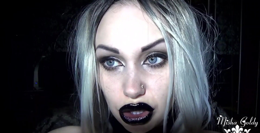 Goddess Misha Goldy: Cette sorcière cruelle te consommera vivante !