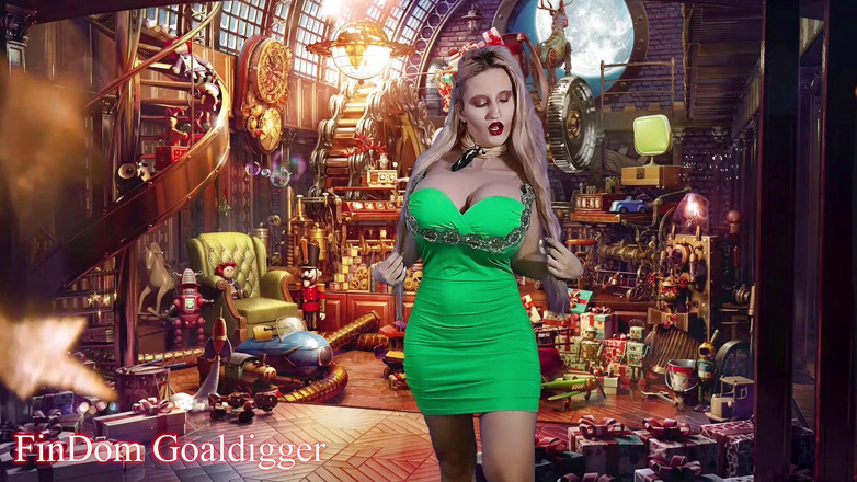 FinDom Goaldigger: Transformation magique en noddybear pour une nouvelle année !