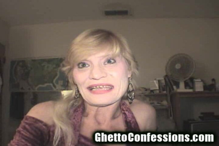Ghetto Confessions: Getto babcia potwór panna młoda dick ssanie Geezer Gremlin!