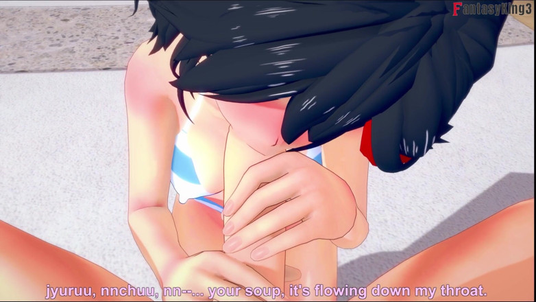 Fantasy king: पूल पर Ryuko Matoi ahegao सेक्स