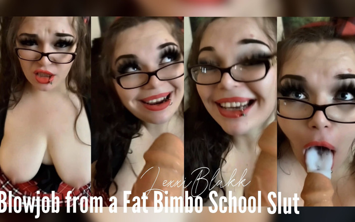 LexxiBakk: Blowjob von einer fetten tussi-college-schlampe