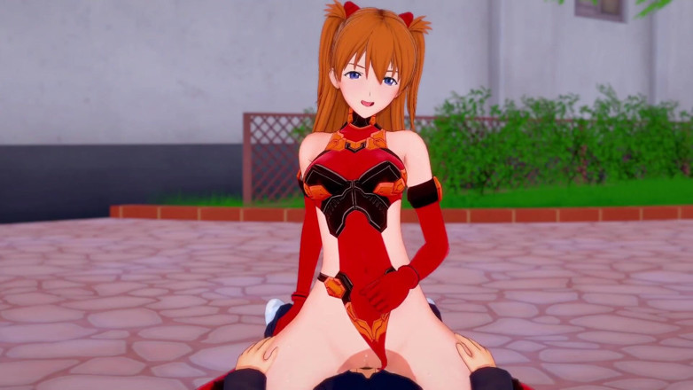 Wraith ward: Asuka cowgirl : Neon Einn sie evangelion hentai parodie