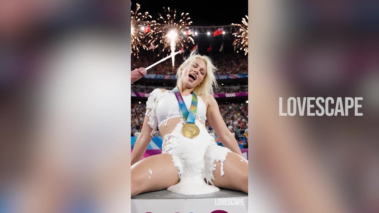 Lovescape: Fiesta de sexo con medalla de oro - atletas llenos en...
