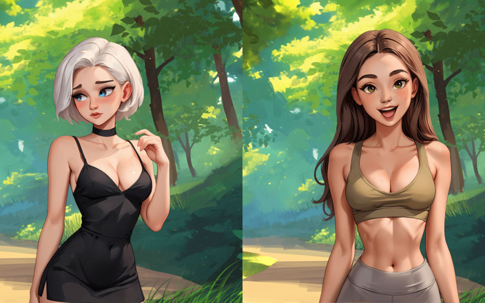 Adult Games by Andrae: Ep2: Fap Adası Oyunu Yok - Julie ve Tatiana'nın ormanda keşfi