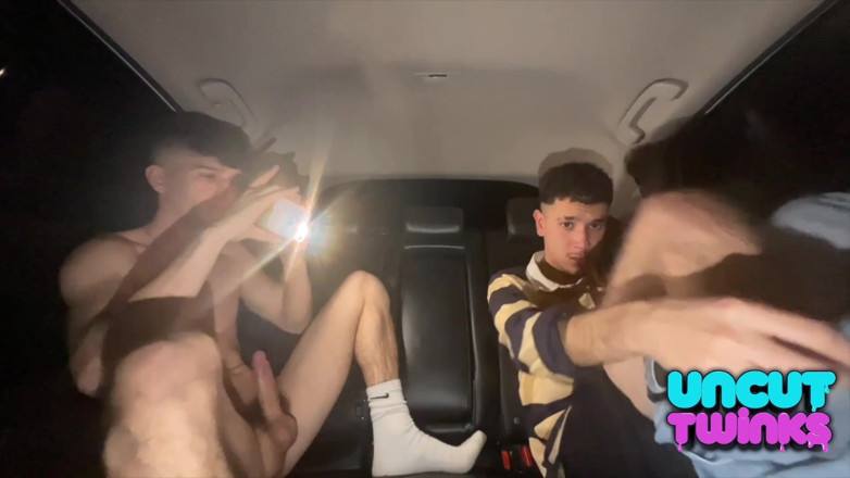 UncutTwinks: 2 Nieobrzezone twinks pieprzyć na świeżym powietrzu akcja publiczna Jay Magnus