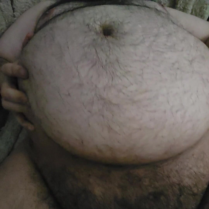Chunky Belly Boy: Big Bear Chub Belly Rub, Bellybutton Fingering, prośba # 1