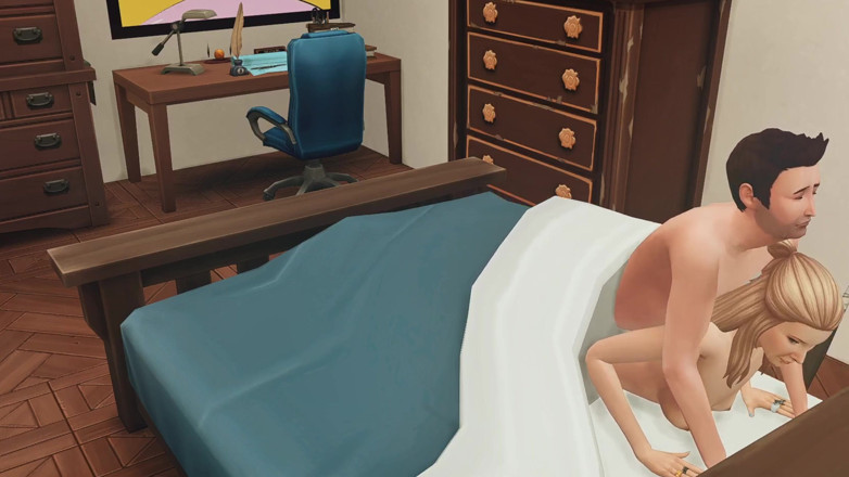 TheBlissfulSimmers: XXX seria adaptacji tv show: Friends_vol.2 Seks w domu
