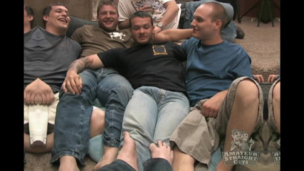 Jay's Amateur Straight Guys: Heteroseksüel adam grup seks partisi!