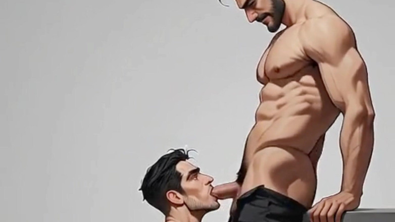 Real narrated fantasy Hentai: L’ia a Généré Des Gays Passifs Sucant Des Grosses Et...