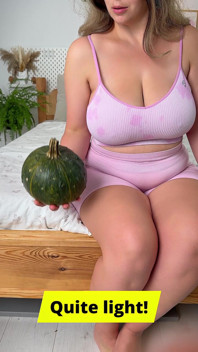 A Huge Pumpkin and His Wife's Even Bigger Boobs