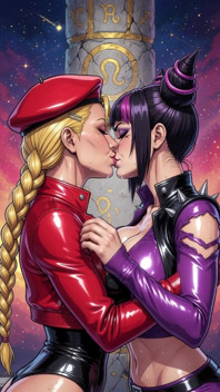 Street Fighter Juri and Cammy (ai)