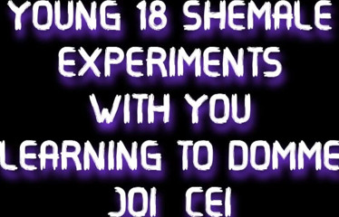 Shemale Domination: Solo audio - joven de 18 travesti experimenta contigo aprendiendo a dominador...