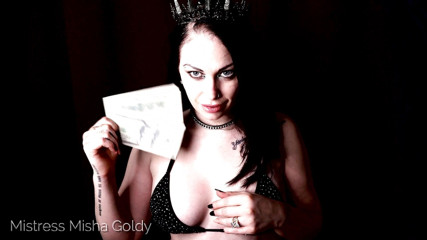 Goddess Misha Goldy: Ти завжди будеш моєю сучкою поштою! Це ніколи не закінчиться!
