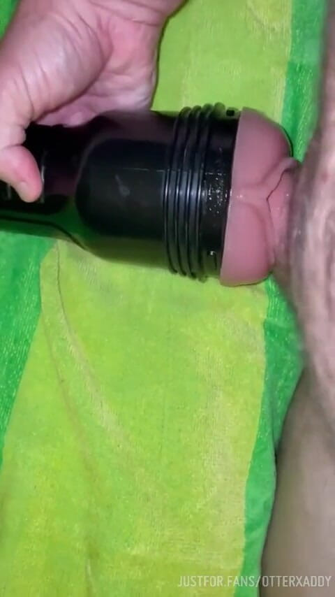 Otterxaddy: Joder Resistencia Fleshlight Pully y no puede retirarse a tiempo