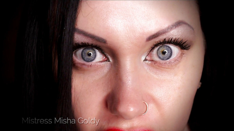 Goddess Misha Goldy: Close eye contact joi &amp;&amp; edge &amp;- jogo de controle de orgasmo