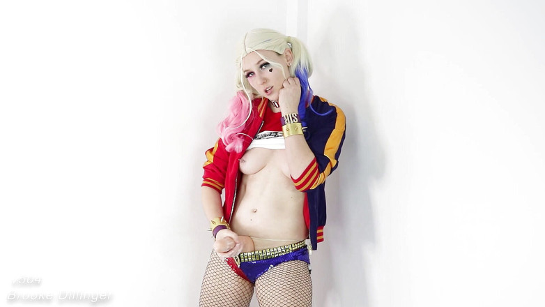 Brooke Dillinger: Futa harley quinn ngocok kontol