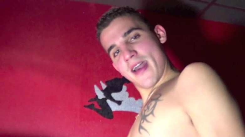 Crunch Boy: The twink Ricky used by Kamel in sauna