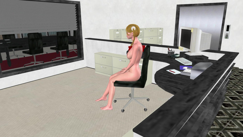 RenderLust: Оргазм льодовика офісної повії: 3d мультфільм мастурбація безумство