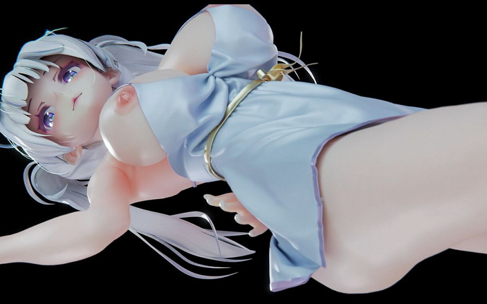 MikuMotion: [mmd] promienne dopasowane stringi w minispódnicach z dżinem, płynące sutki