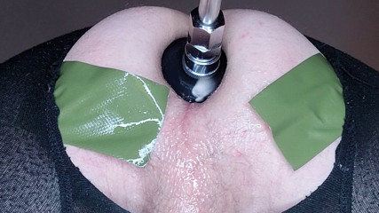 analove3: Machine en dildo groene tape
