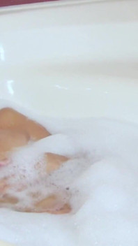 Asian Bunny in Bath