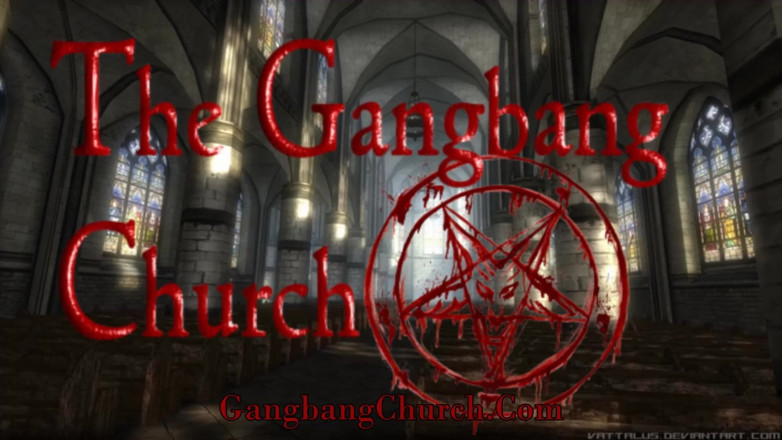 The Gangbang Church: Rosie Paige dipancut mani dengan air mani