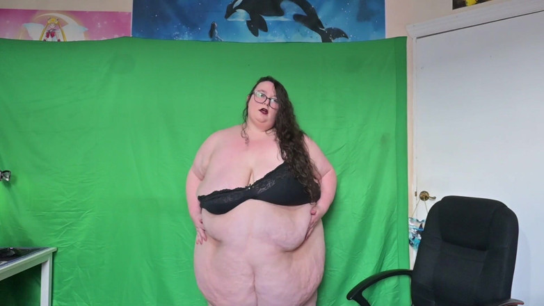 SSBBWLadyBrads: Seksowna bogini SSBBW strip i shake