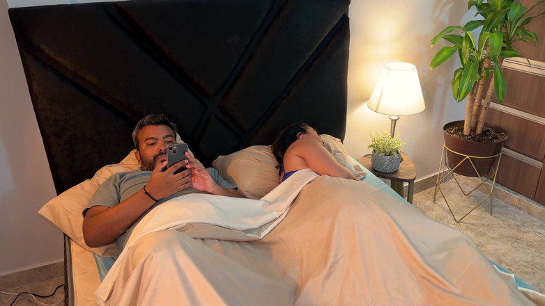 Angel Cruz: Big Ass Stepmom Agrees to Share Bed with Stepson Angel...